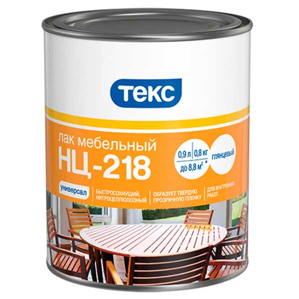 Лак мебельный НЦ-218, Текс Универсал, 0.8 кг картинка Лак мебельный НЦ-218, Текс Универсал, 0.8 кг магазин «СТД СКС» являющийся официальным дистрибьютором в России