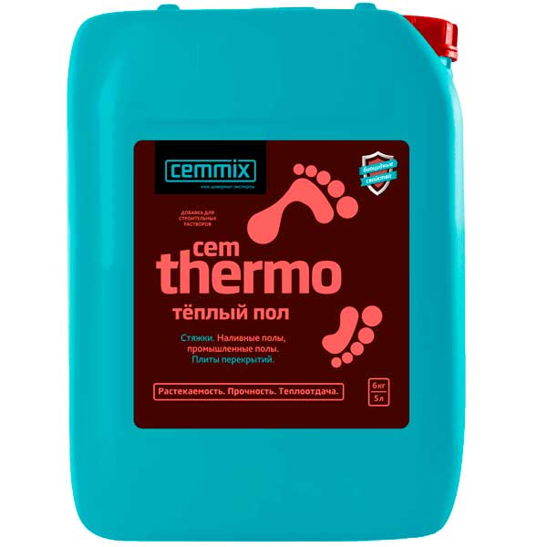 Добавка для теплых полов CemThermo, 5 л картинка Добавка для теплых полов CemThermo, 5 л магазин «СТД СКС» являющийся официальным дистрибьютором в России