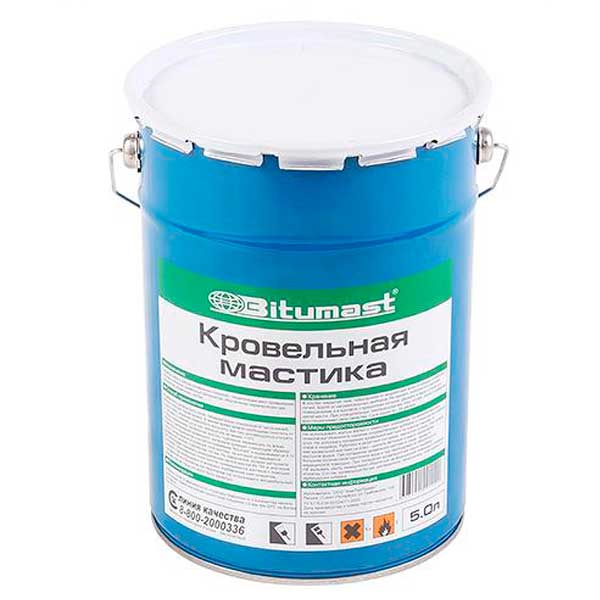 Мастика кровельная Bitumast, 5 л картинка Мастика кровельная Bitumast, 5 л магазин «СТД СКС» являющийся официальным дистрибьютором в России