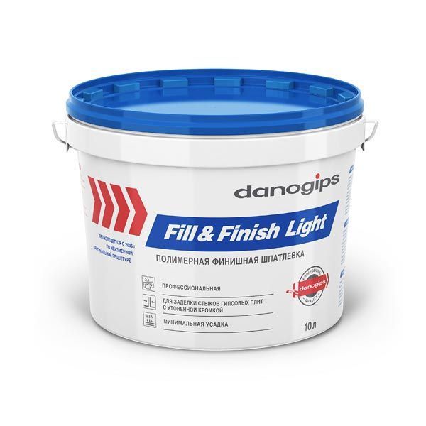 Шпатлевка готовая облегченная, DANOGIPS Fill&Finish Light, 11 кг/10 л картинка Шпатлевка готовая облегченная, DANOGIPS Fill&Finish Light, 11 кг/10 л магазин «СТД СКС» являющийся официальным дистрибьютором в России