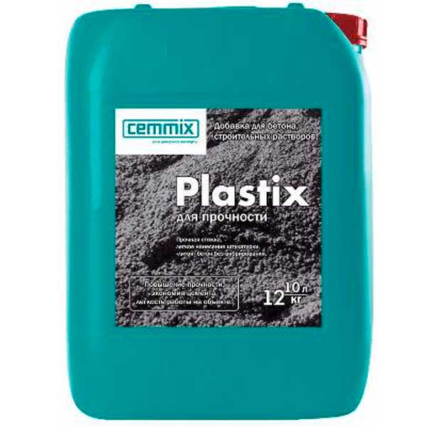 Пластификатор для бетона Plastix, 10 л картинка Пластификатор для бетона Plastix, 10 л магазин «СТД СКС» являющийся официальным дистрибьютором в России